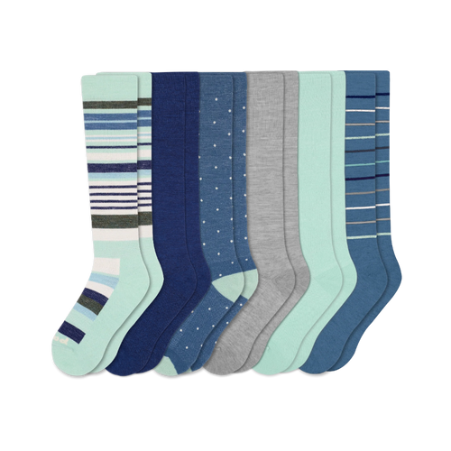 6 Pack - Women's Compression Socks