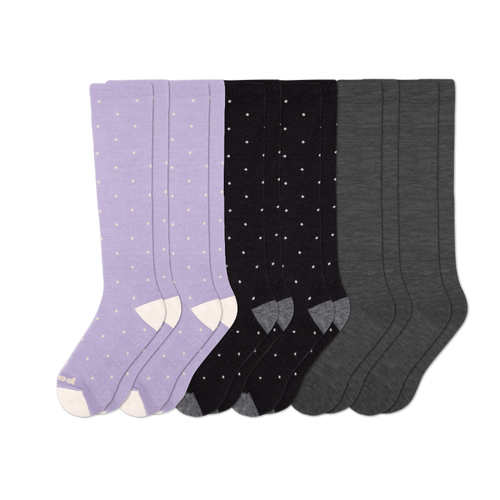 6 Pack - Women's Compression Socks