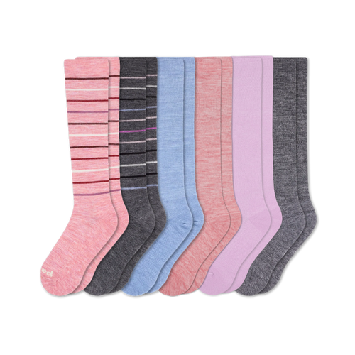 6 Pack - Women's Compression Socks