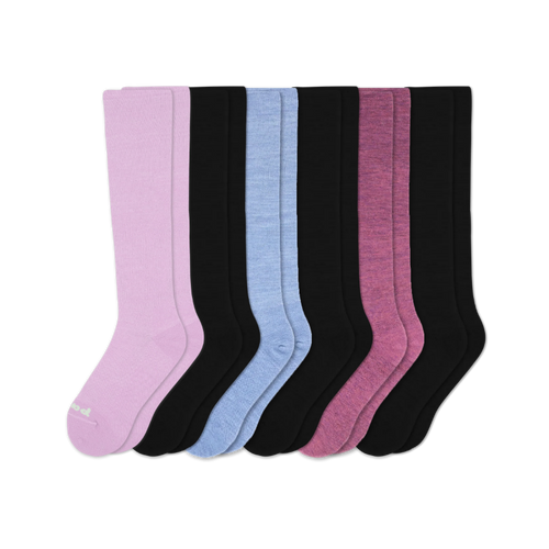 6 Pack - Women's Compression Socks