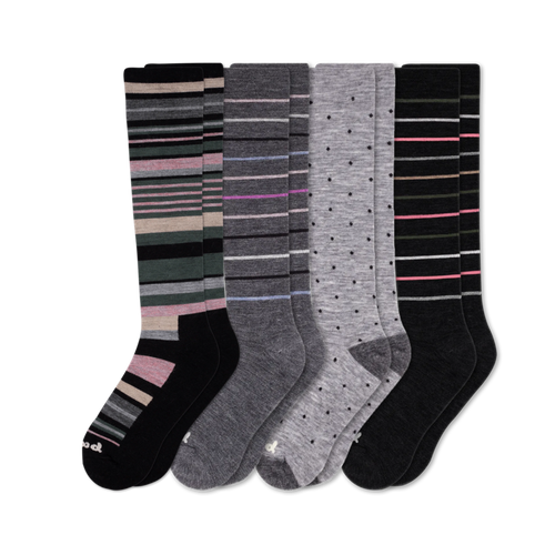 4 Pack - Women's Compression Socks