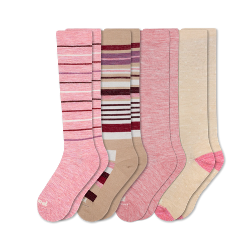 4 Pack - Women's Compression Socks