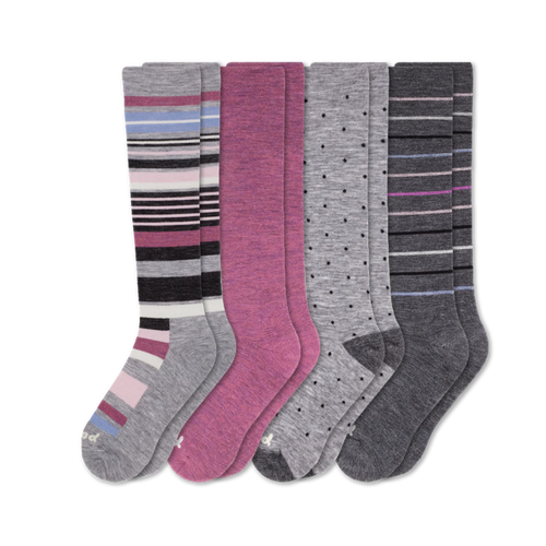 4 Pack - Women's Compression Socks