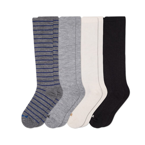 4 Pack - Men's Compression Socks