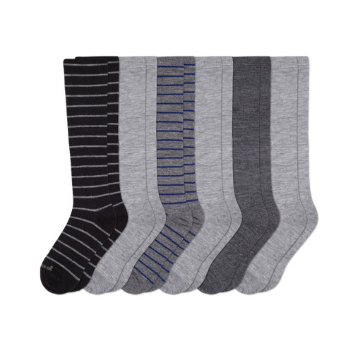 6 Pack - Men's Compression Socks