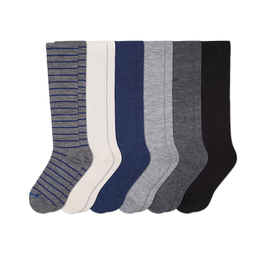 6 Pack - Men's Compression Socks