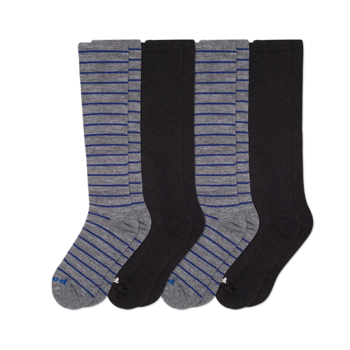 4 Pack - Men's Compression Socks