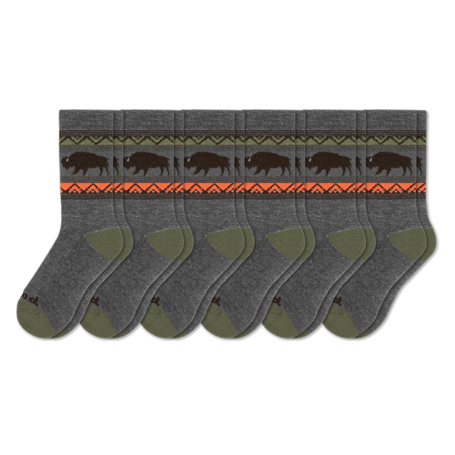 6 Pack - Men's Crew Pacas Socks