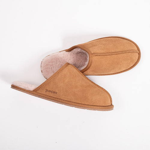 Men's Alpaca Lined Slide Slipper