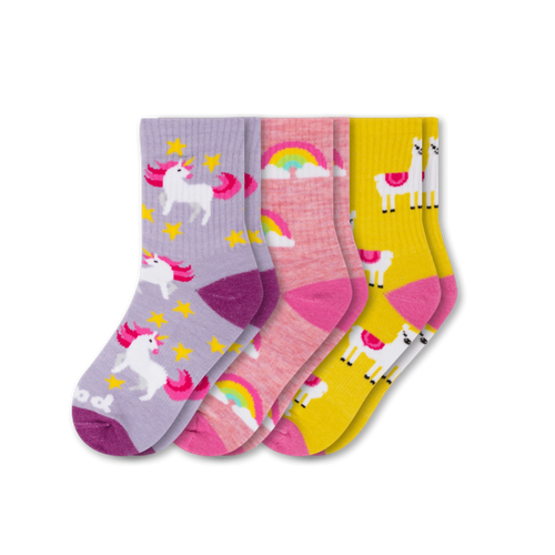 3 Pack - Kids' Crew Pacas Socks