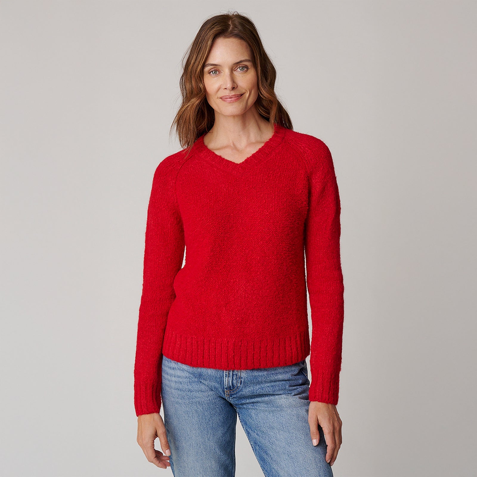 Women's V Neck Sweater