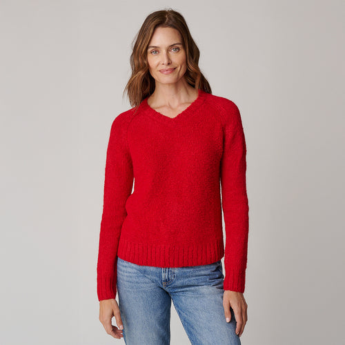 Women's V Neck Sweater