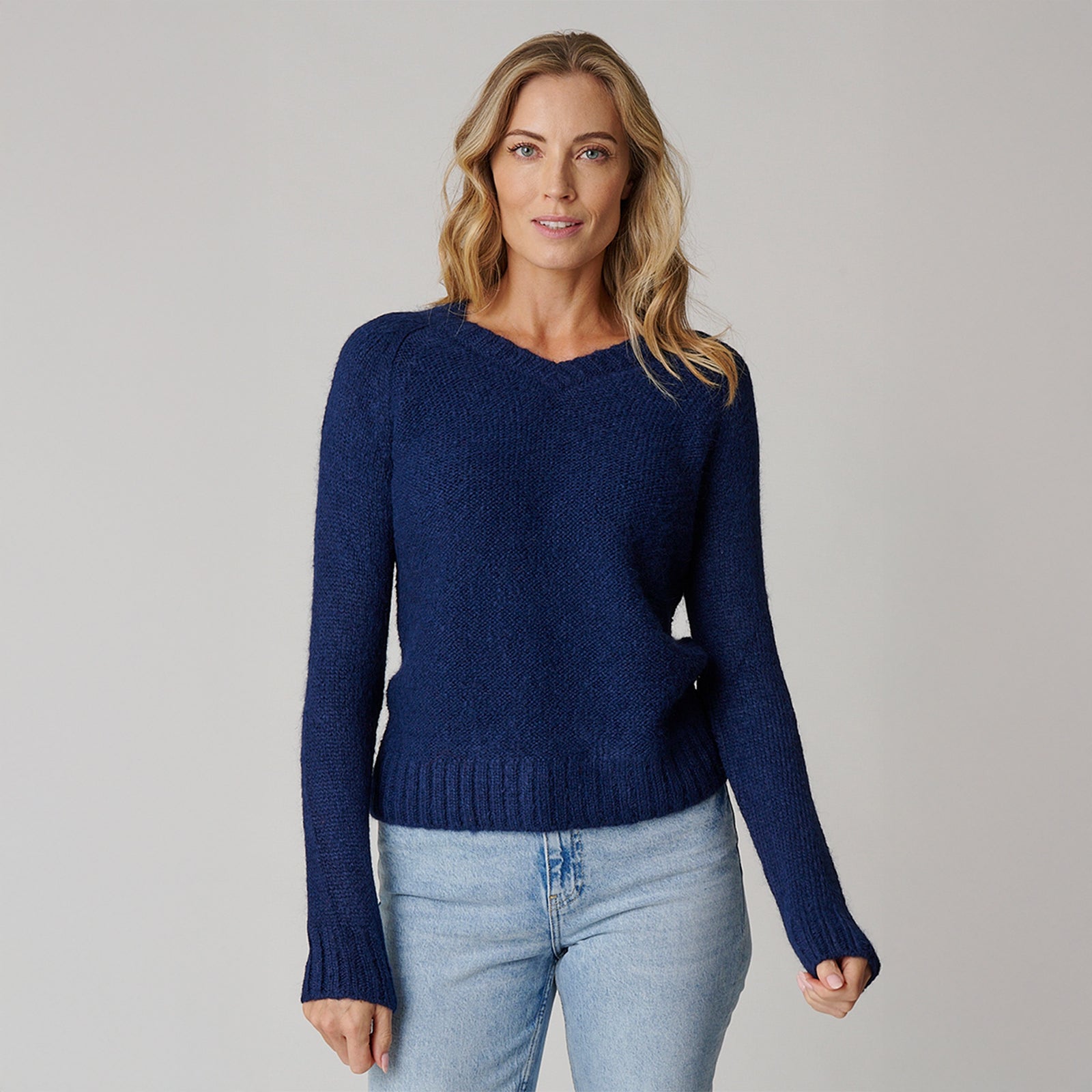 Women's V Neck Sweater
