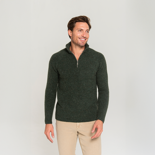 Men's Quarter Zip Sweater