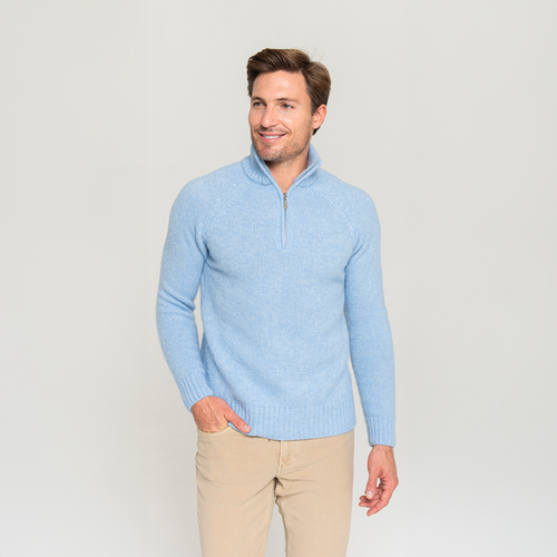 Men's Quarter Zip Sweater