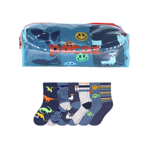 6 Pack - Kids' Crew Pacas Socks