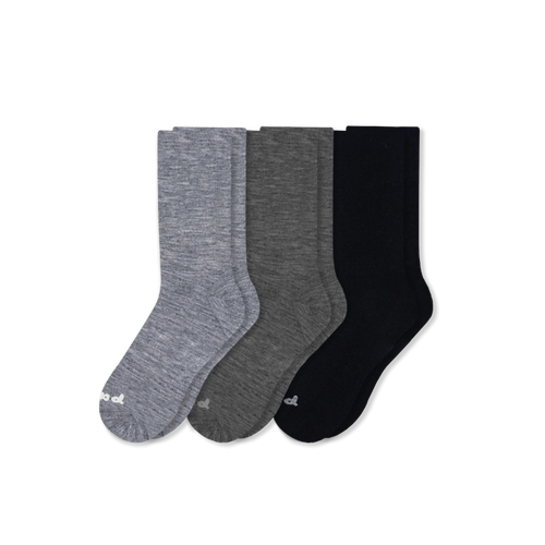 3 Pack - Men's Light-Weight Crew Pacas Socks