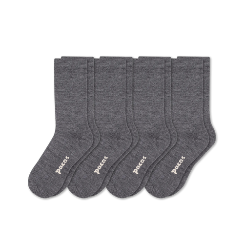4 Pack - Women's Light-Weight Crew Pacas Socks