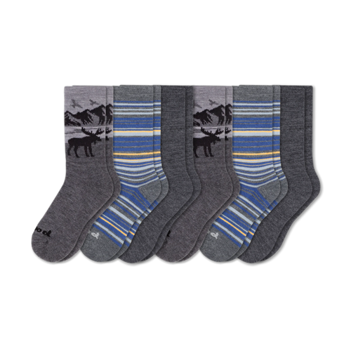 6 Pack - Men's Crew Pacas Socks