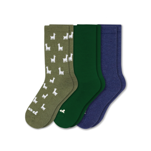 3 Pack - Women's Crew Pacas Socks