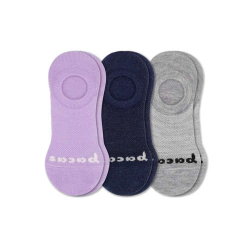 3 Pack - Women's No Show Socks
