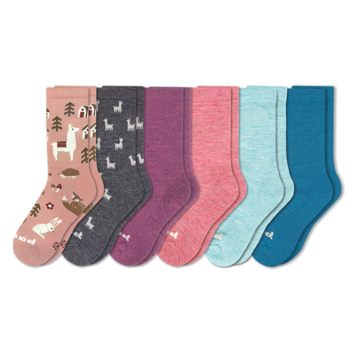 6 Pack - Women's Crew Pacas Socks
