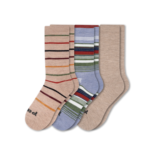 3 Pack - Men's Crew Pacas Socks