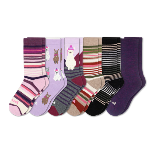 6 Pack - Women's Crew Pacas Socks